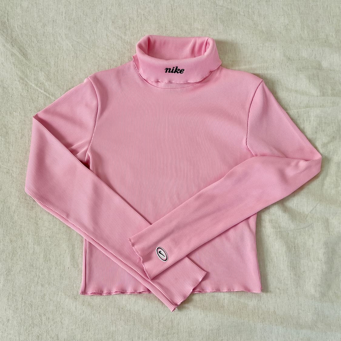 나이키 핑크 목폴라 니트 (M) 상품이미지1