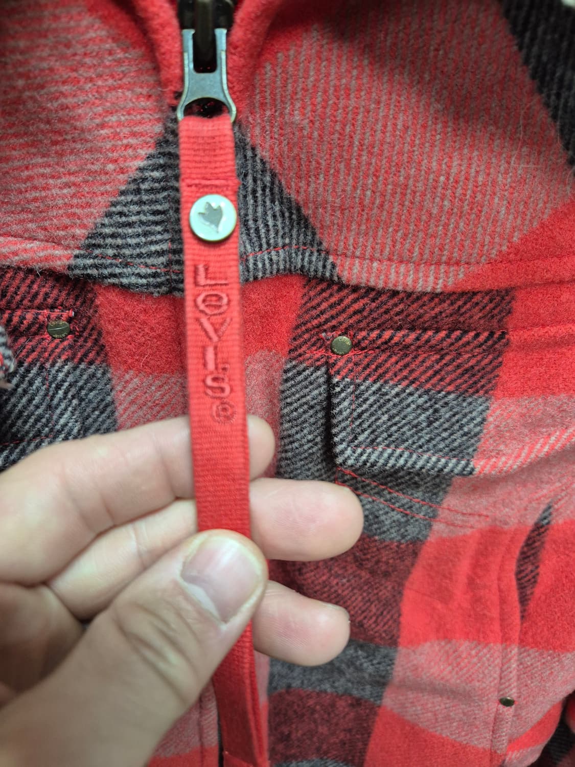 리바이스 y2k 양털자켓 상품이미지3