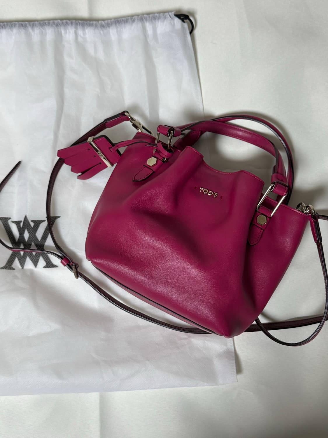 토즈 미니 플라워백 핑크 상품이미지2