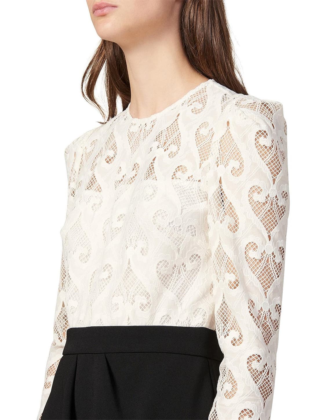 산드로 레이스 투톤 원피스(새상품)  상품이미지2