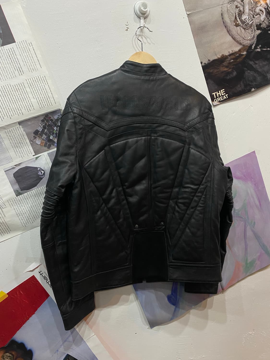 르꼬끄 푸조 양가죽 레이싱 라이더 자켓  상품이미지5