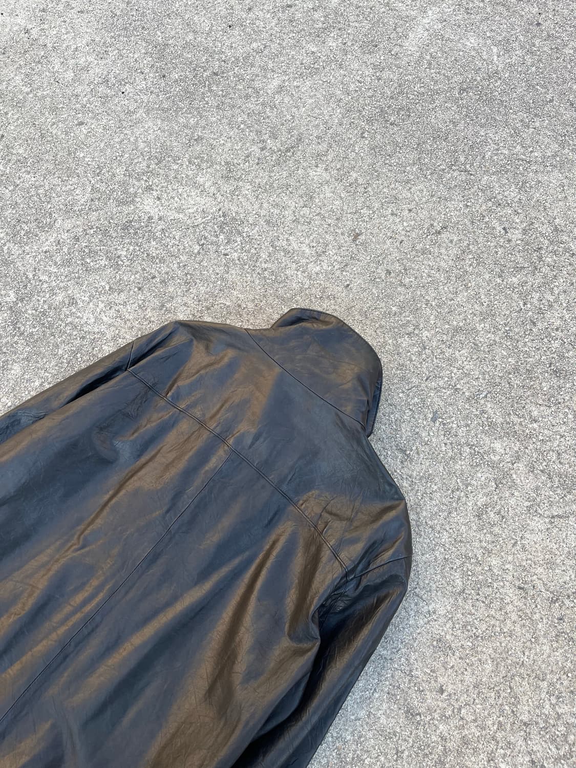 goer 하이넥 양가죽 레더자켓 상품이미지6