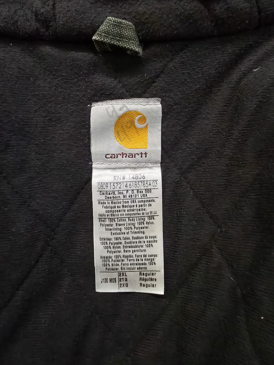 칼하트 J130 mos 2XL 상품이미지3