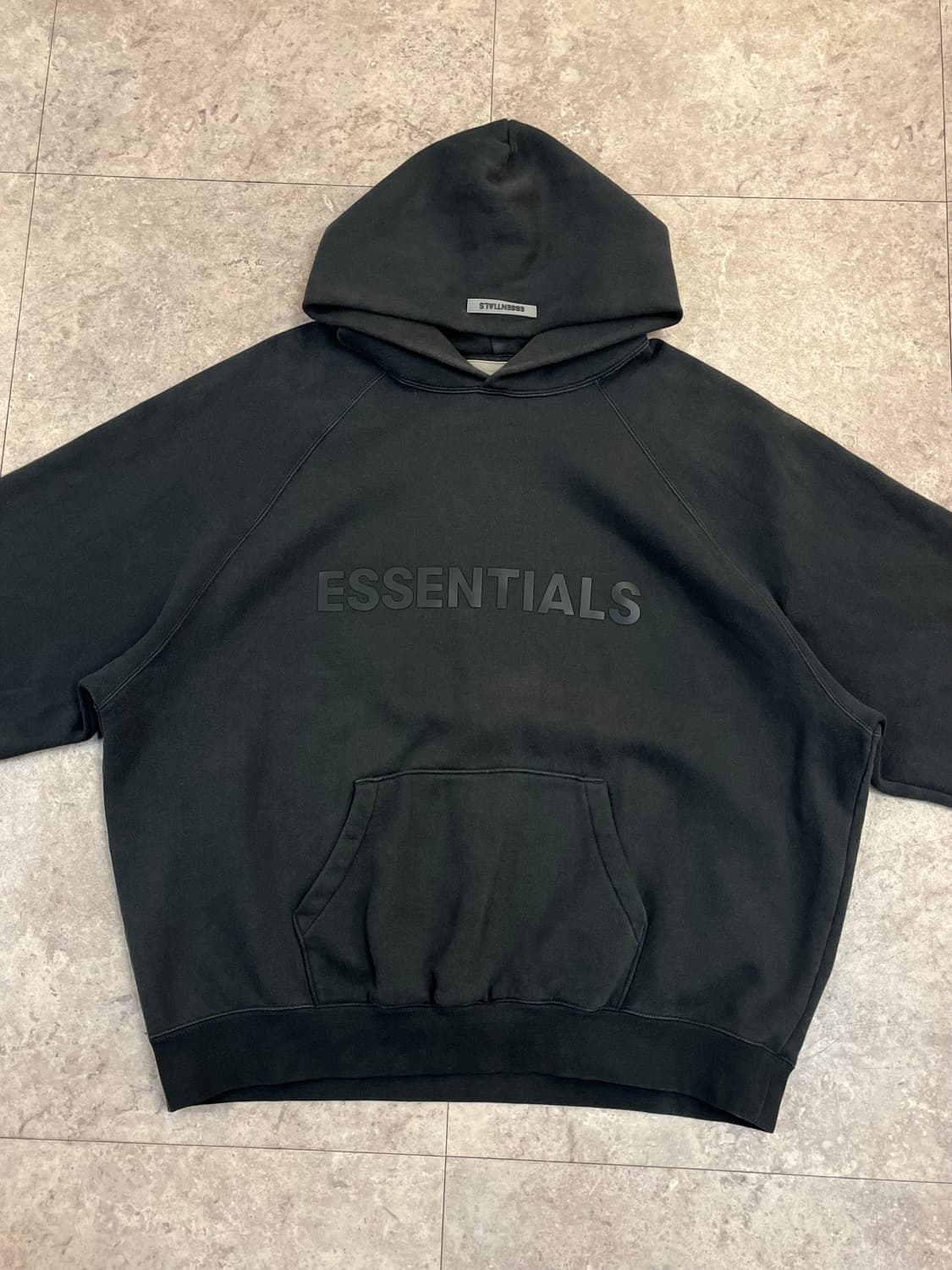 피어오브갓 에센셜 기모 후드티 블랙 L #csz3929 상품이미지4