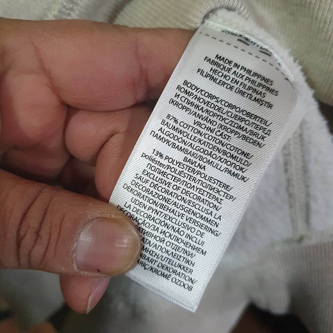 폴로 로고 맨투맨 L 상품이미지4