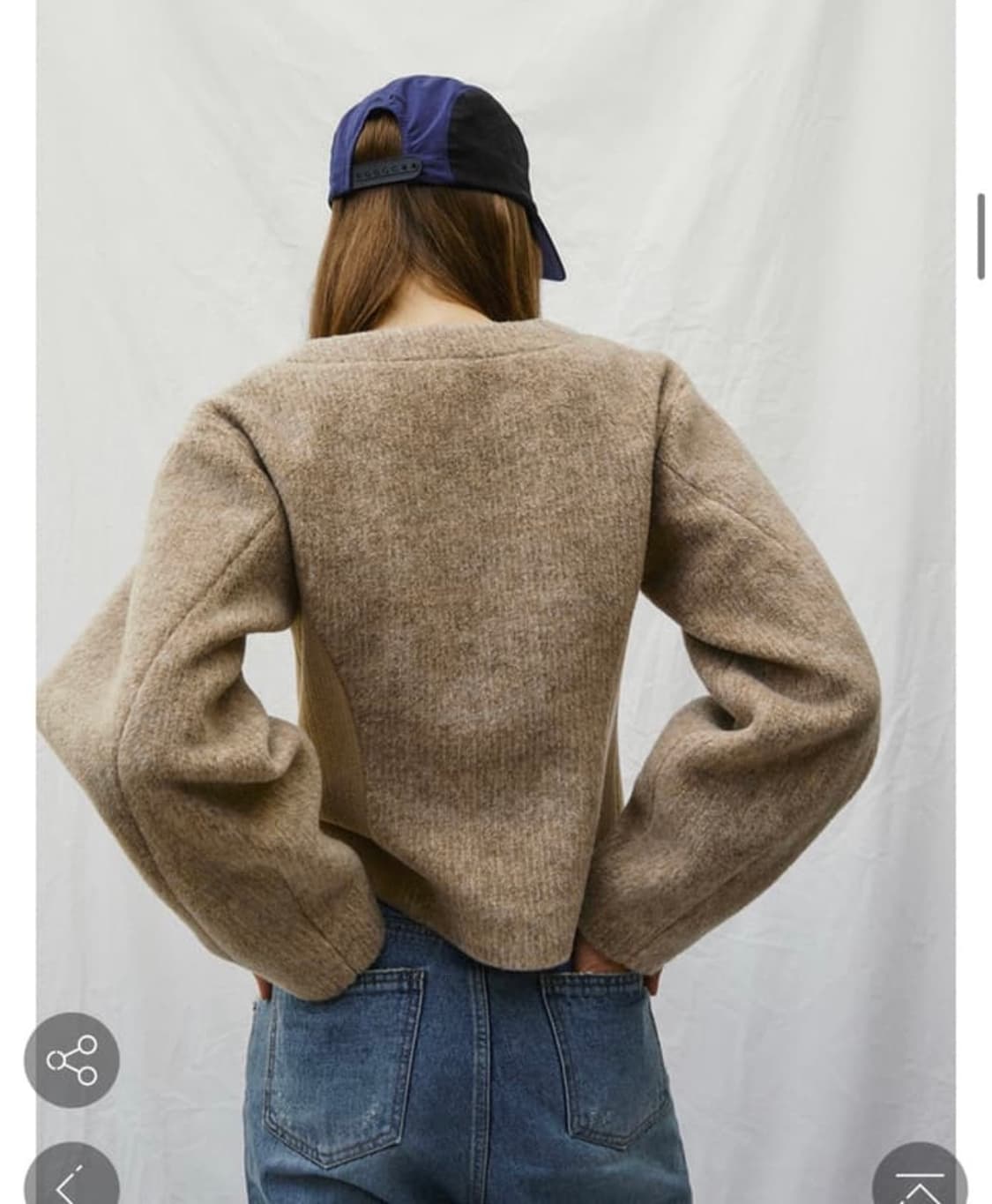 마뗑킴 볼륨 가디건 자켓 상품이미지6