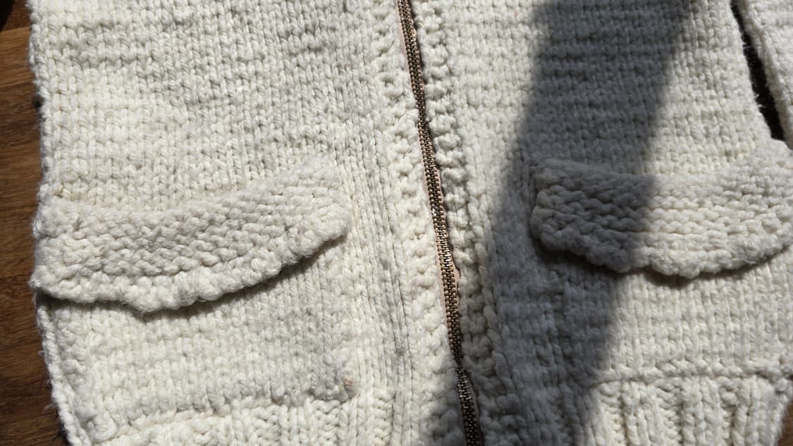 유로 빈티지 Palmer 집업 니트 Talon 지퍼 상품이미지2