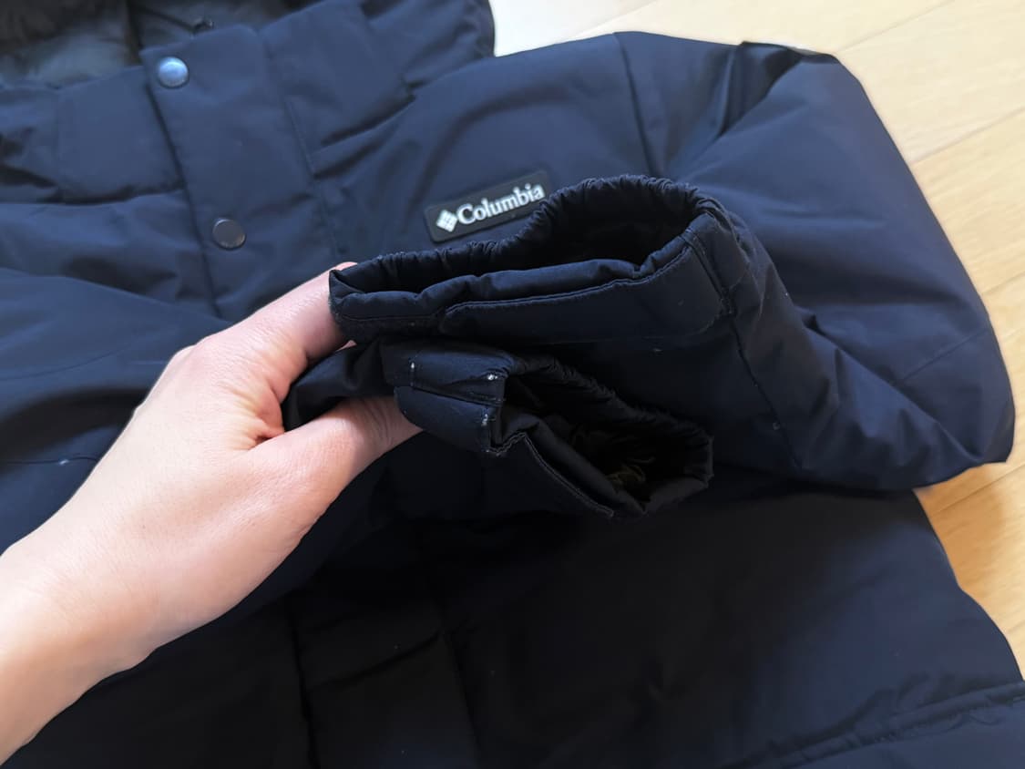 콜럼비아 키즈 구스다운패딩 130사이즈 상품이미지8