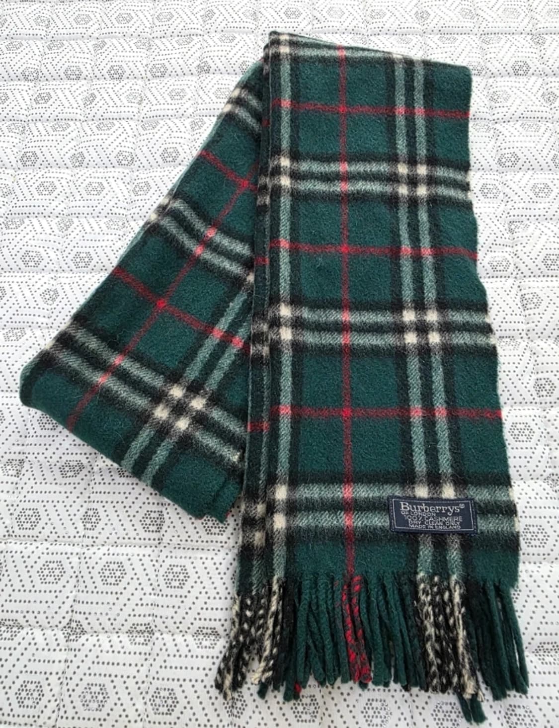 버버리 캐시미어 체크 머플러 상품이미지3