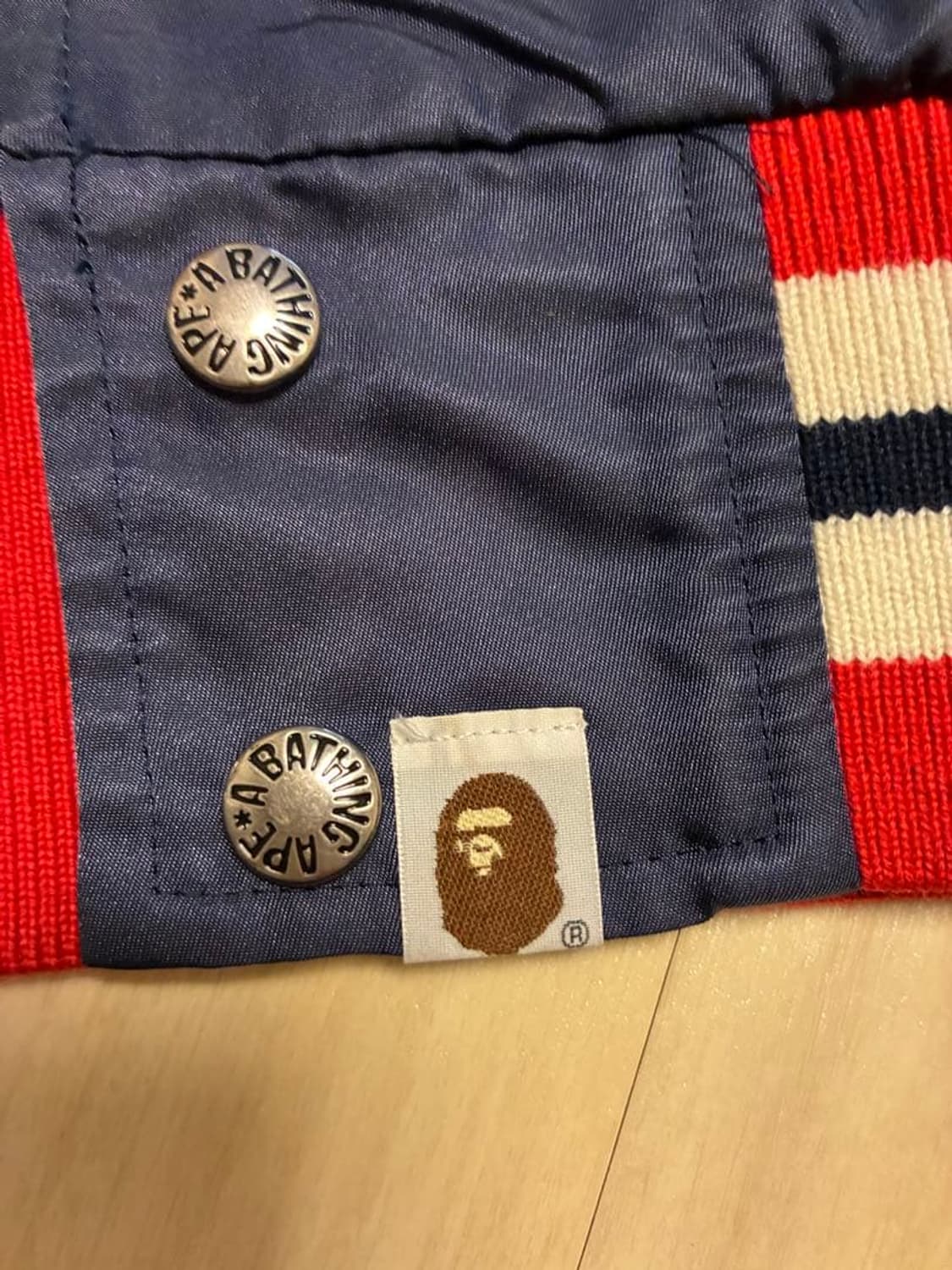 니고 시절 베이프 스타디움 바시티 자켓 상품이미지4