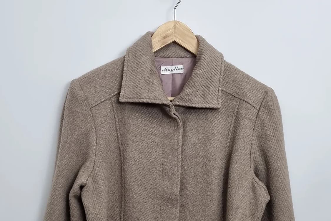 MAYLINE 베이지 벨트 숏코트 상품이미지3