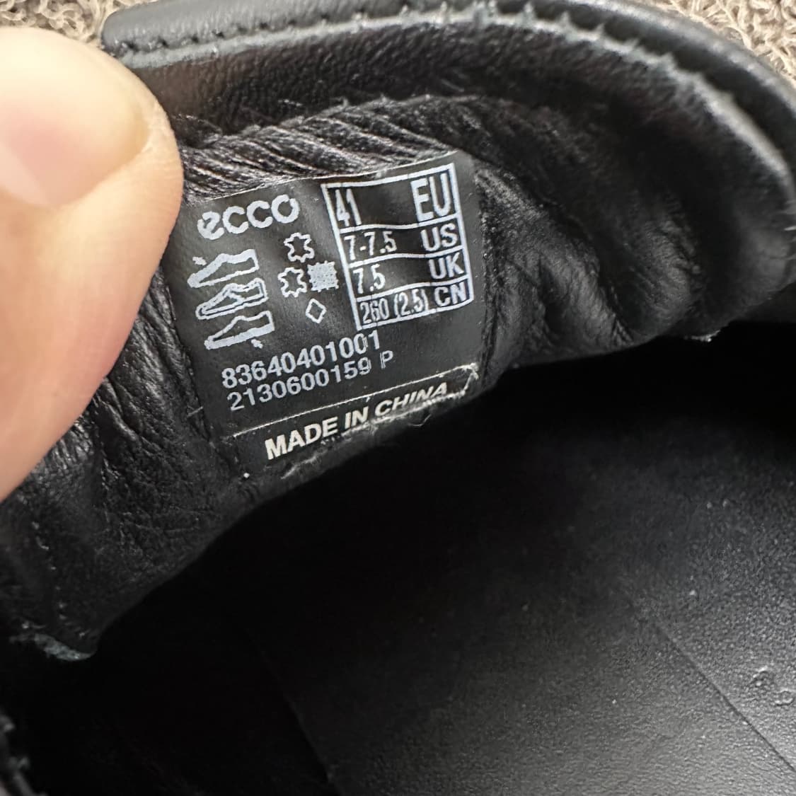 ECCO 에코 남성 가죽 더비슈즈 구두 260 상품이미지5