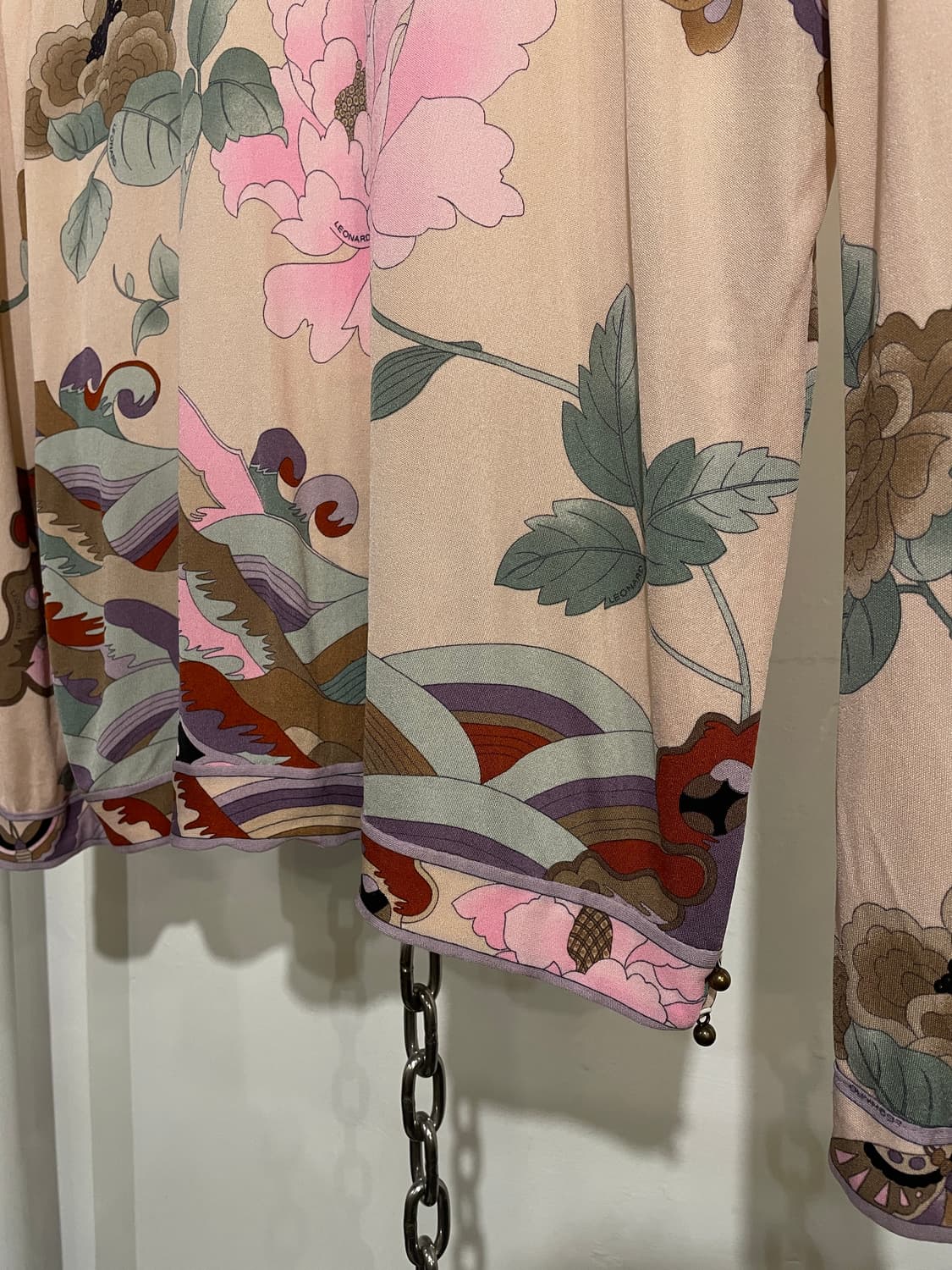 leonard 레오나드 살구색 오리엔탈 탑 상품이미지3