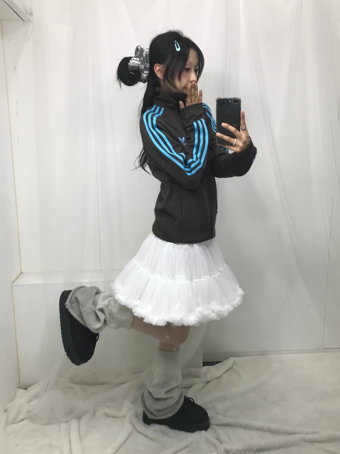 < Adidas Mint Chocolate Track Jersey > 상품이미지5
