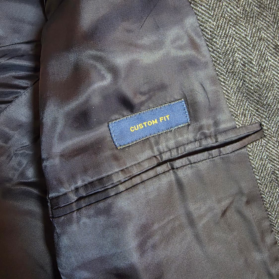 폴로 신형 헤링본자켓 차콜그레이 42R 상품이미지6