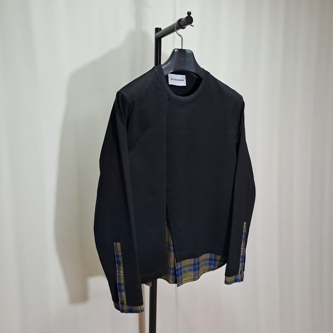 (택포) 솔리드옴므 레이어드 셔츠 상태 최상 46 B576 상품이미지2