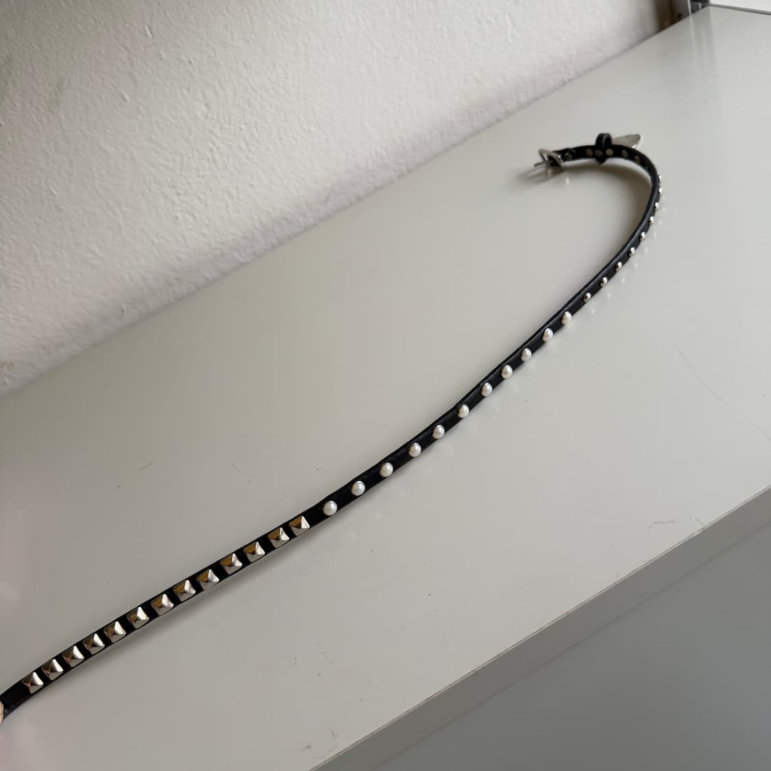 히스테릭 글래머 스터드 레더 스트랩 팔찌  상품이미지6