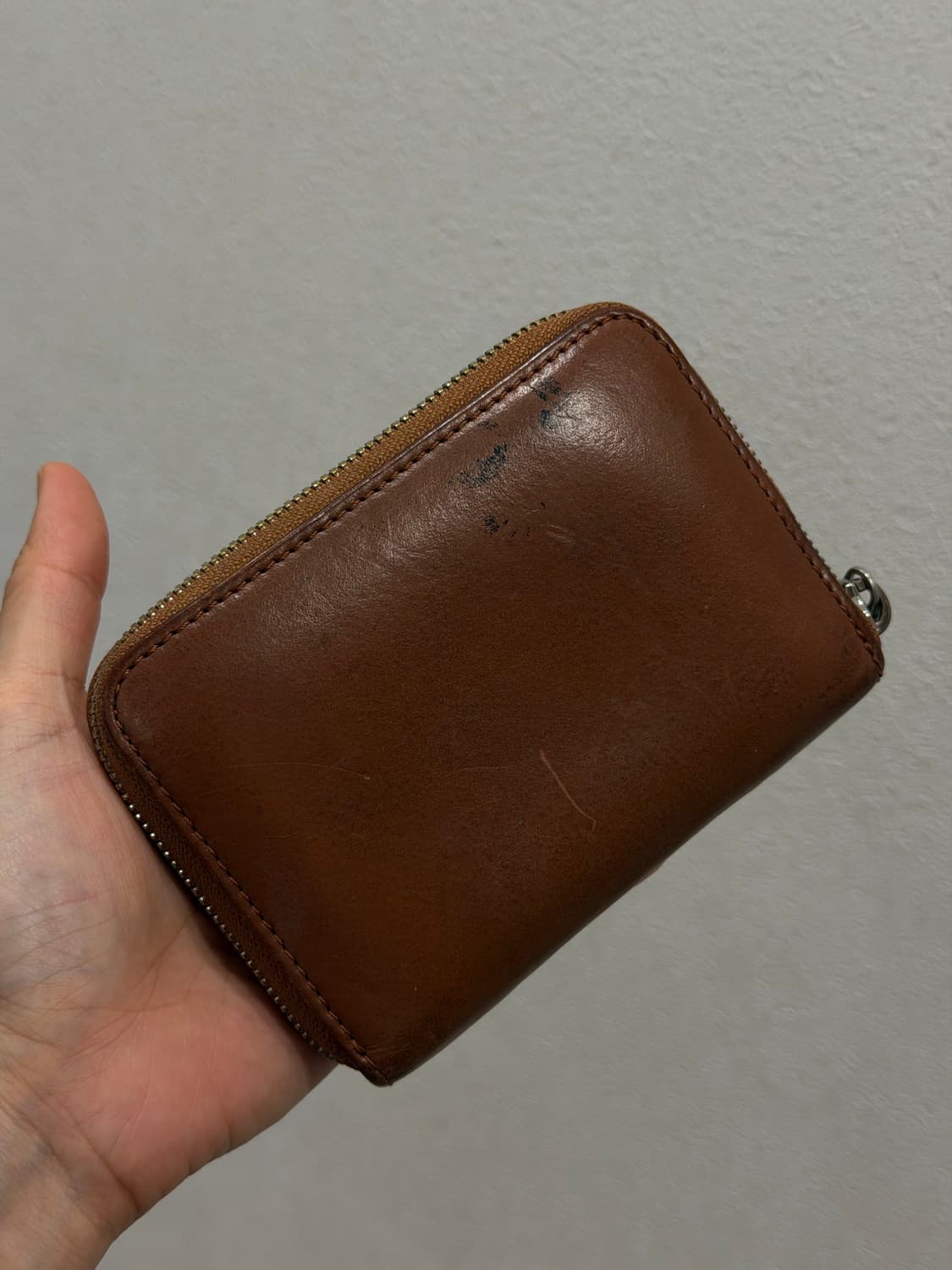 A.P.C. 아페쎄 반지갑 가죽 브라운 상품이미지3