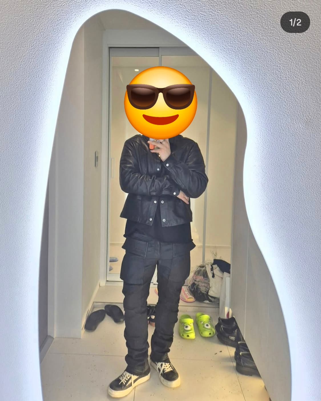 릭오웬스 다크쉐도우 이지크리치진 플레어 커스텀 31 상품이미지7