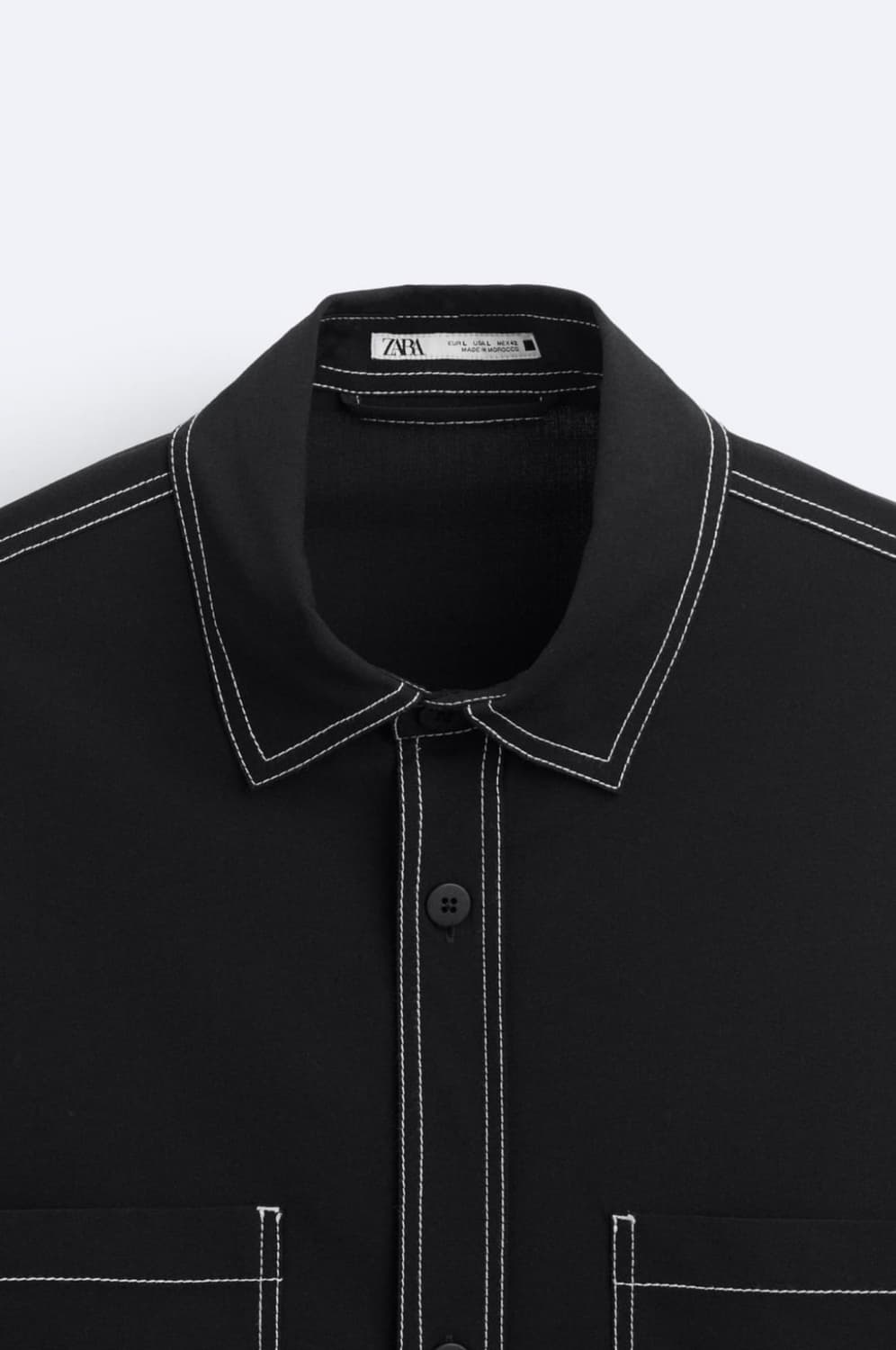 자라 콘트라스트 스티치 셋업 XL/L 상품이미지6