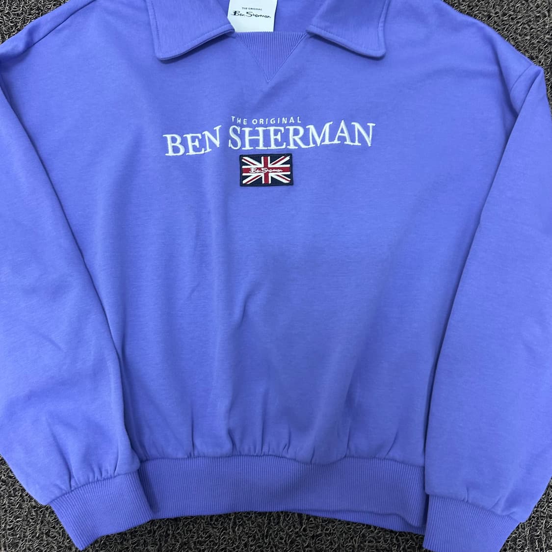 벤셔먼 여성 카라넥 맨투맨 퍼플 90(S) 상품이미지3