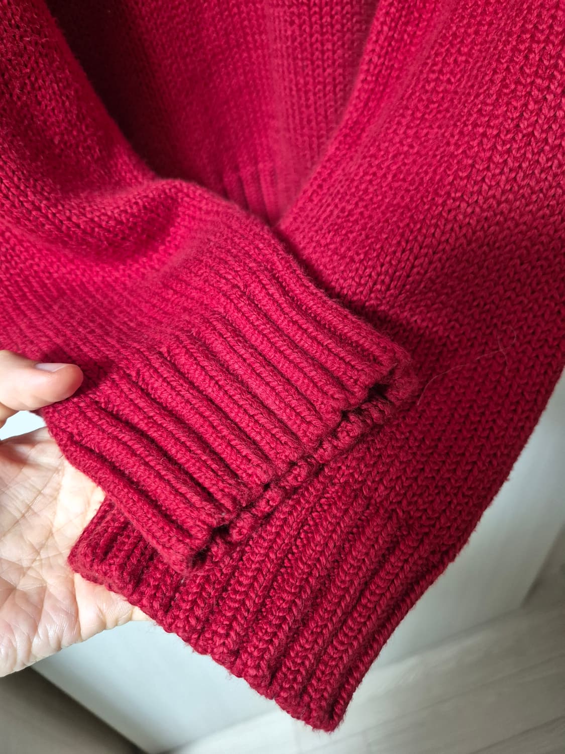 (정품) 폴로 랄프로렌 반집업 하이넥 니트 스웨터 M 상품이미지5