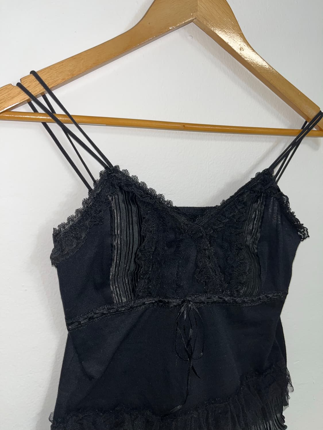 블랙 레이스 슬리브리스 상품이미지2