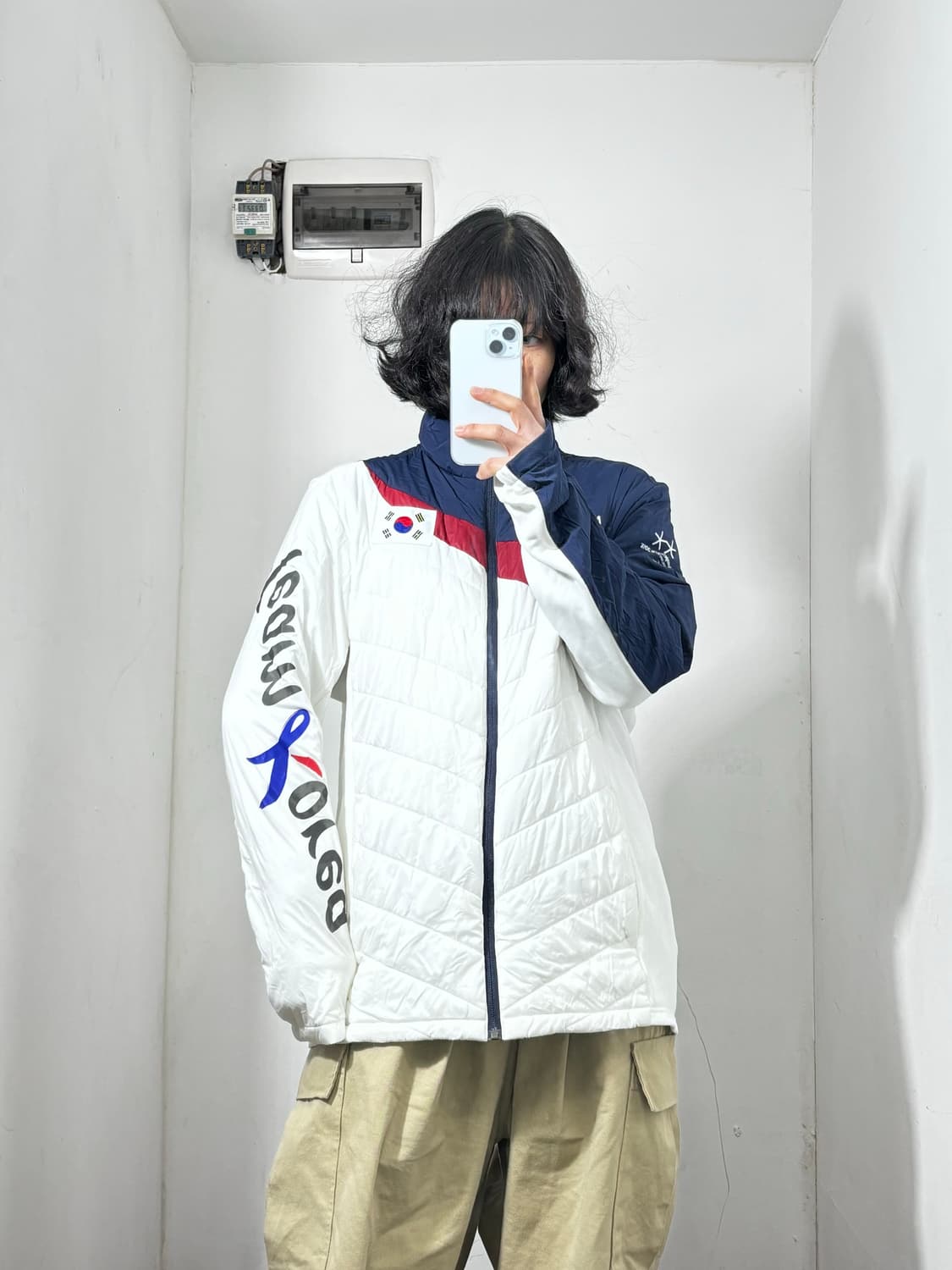 노스페이스 평창 팀코리아 경량패딩 상품이미지1