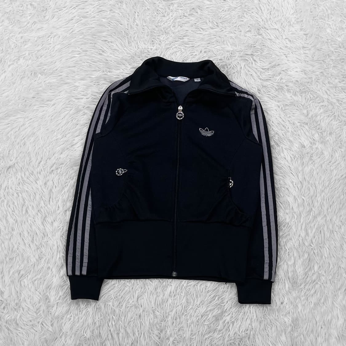 아디다스 글리터 트랙탑 져지 블랙 상품이미지2