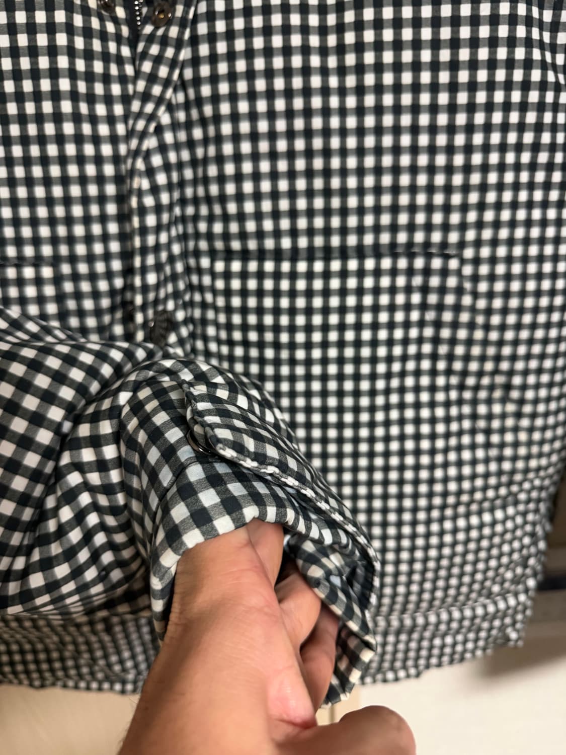 아크네 스튜디오 마운틴 다운 체크 패딩 박보검 52 상품이미지6