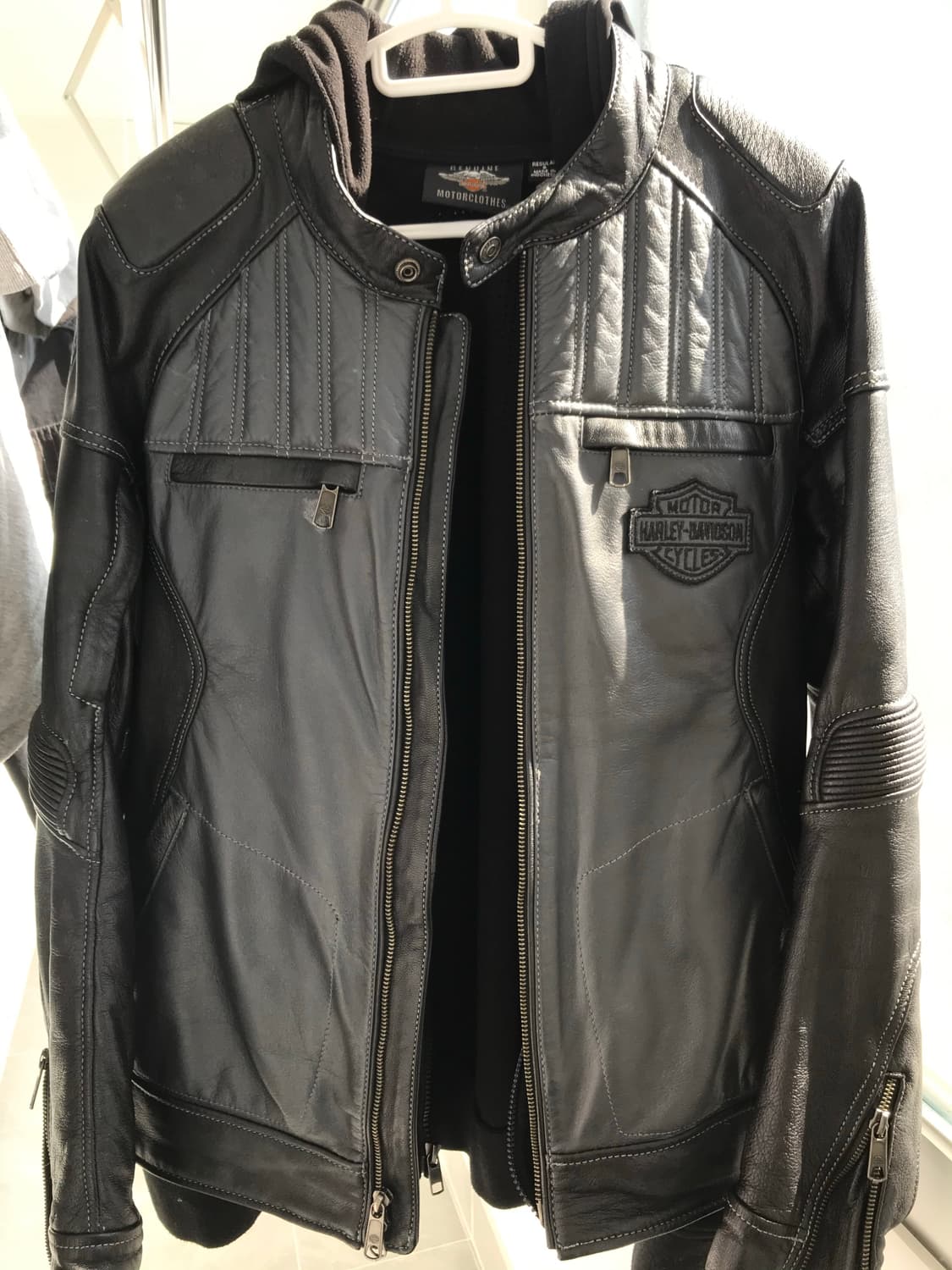 할리 데이비슨 가죽자켓+ 후드 상품이미지3