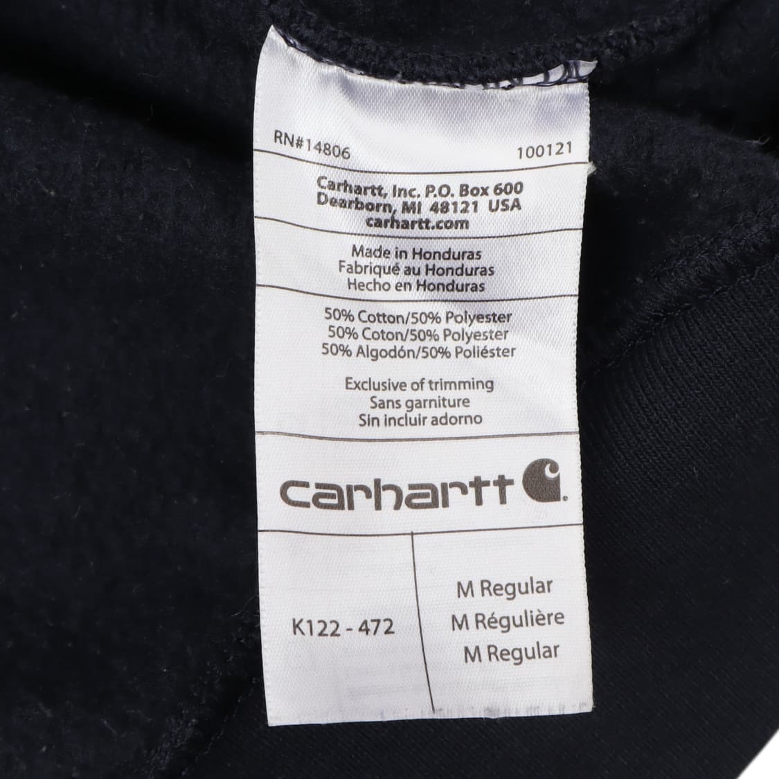 칼하트 k122-472 후드집업 상품이미지9