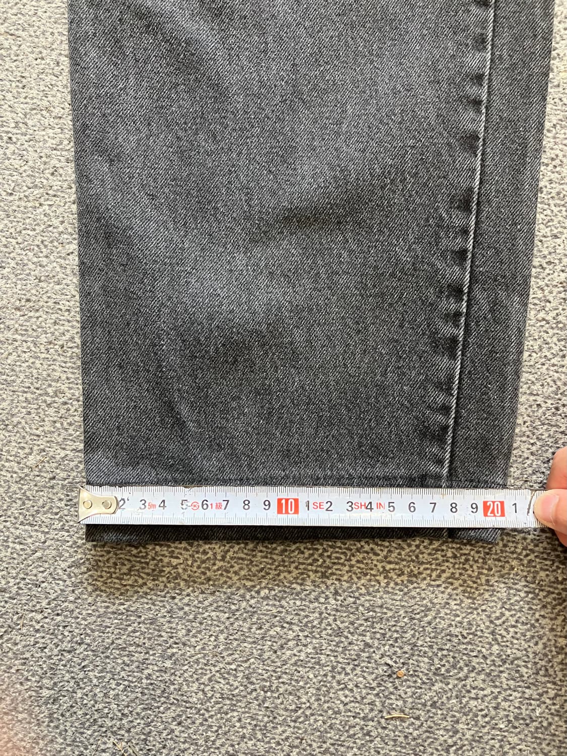 343 90s usa 리바이스 550 흑청 블랙 오렌지탭 상품이미지8