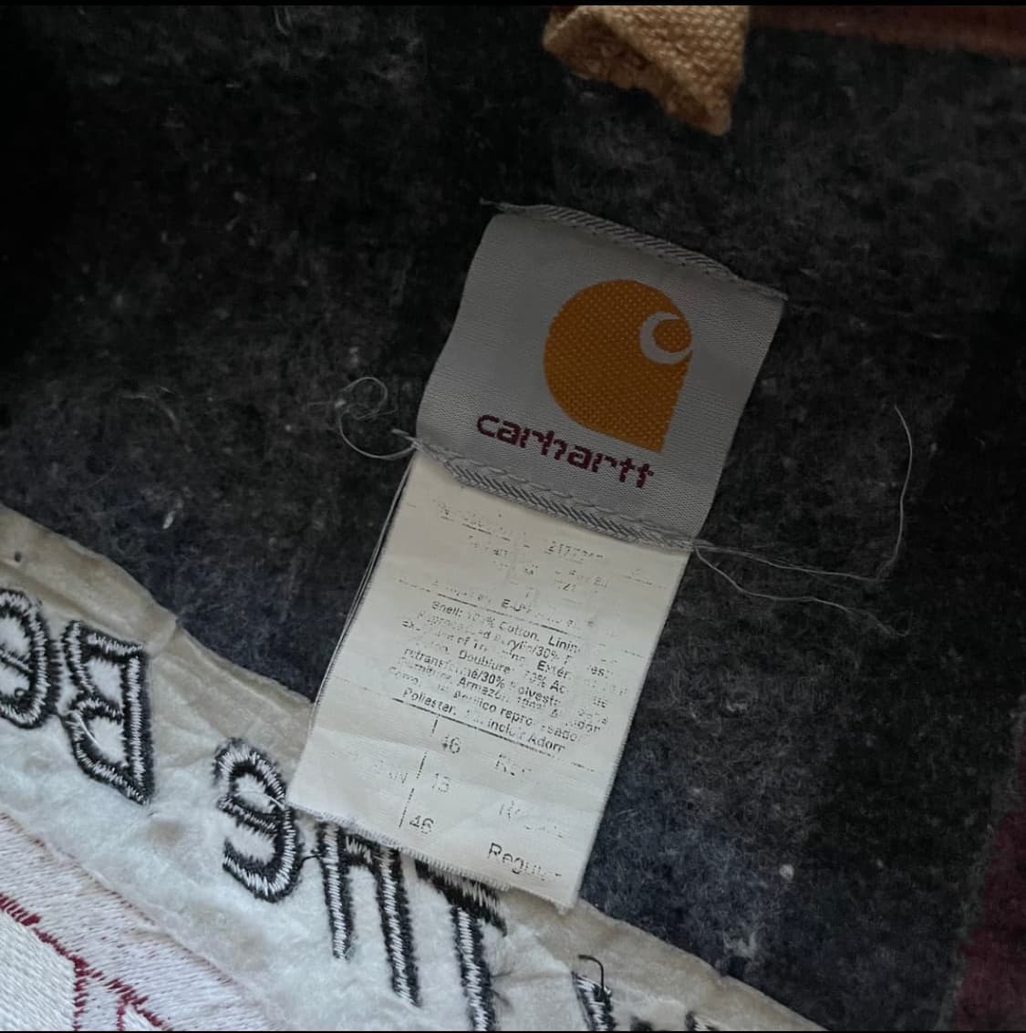 00s 빈티지 칼하트 j01 brn 디트로이트 자켓 상품이미지8