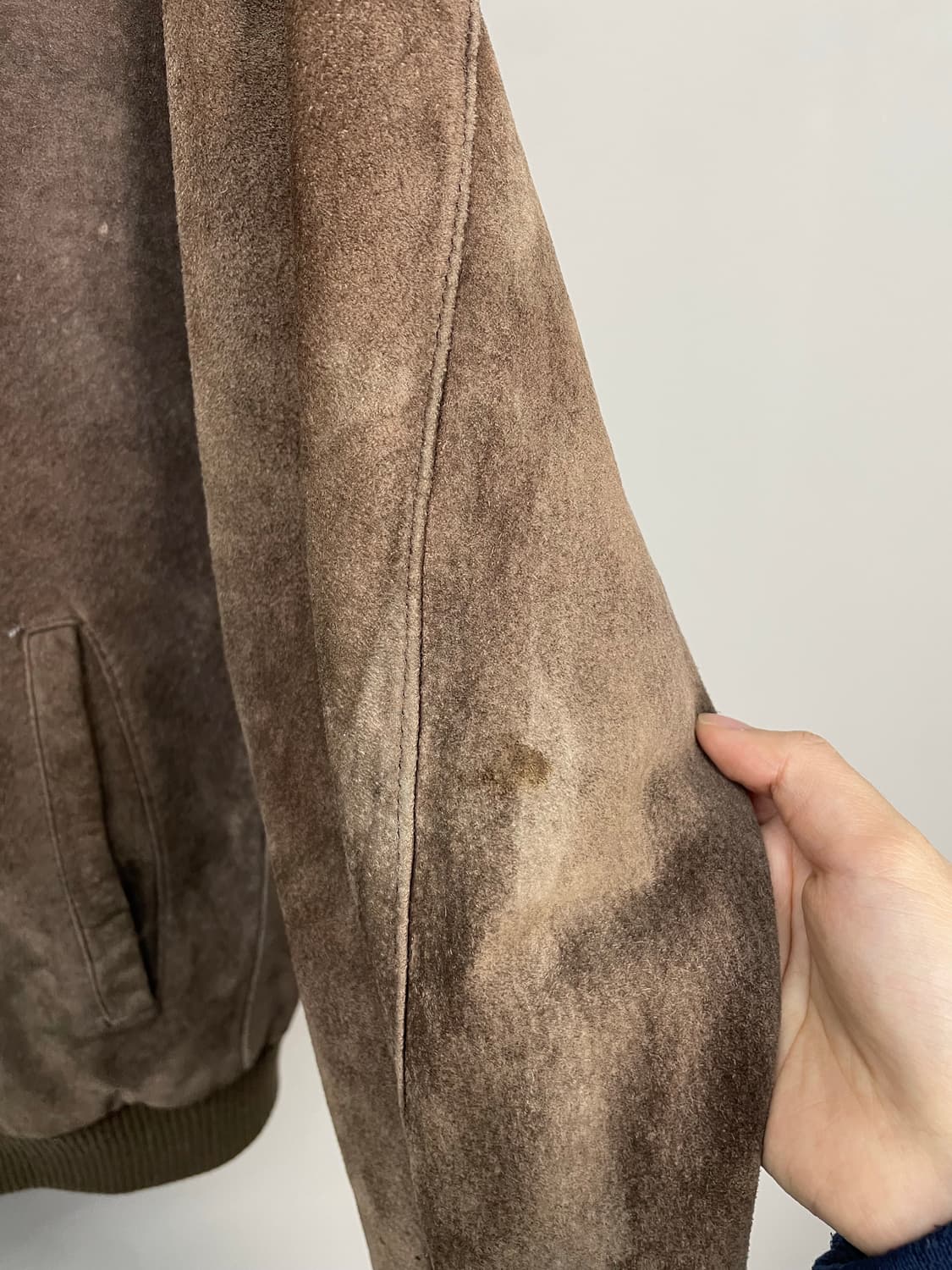 빈티지 트로피 클럽 스웨이드 봄버 자켓 H993 상품이미지9