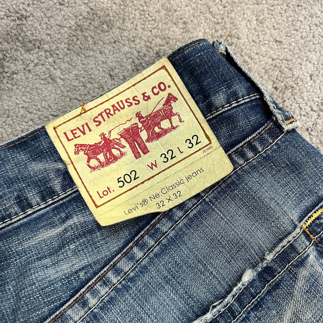 리바이스502 클래식 테이퍼드핏 데님 팬츠(32) 상품이미지9
