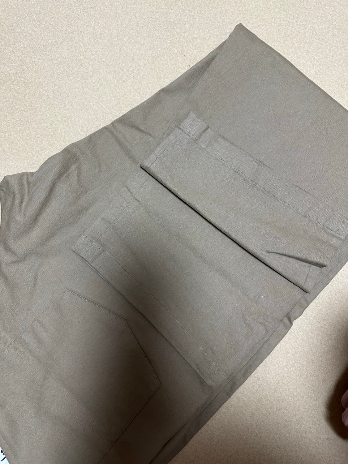 STU 턱 팬츠 베이지 상품이미지4