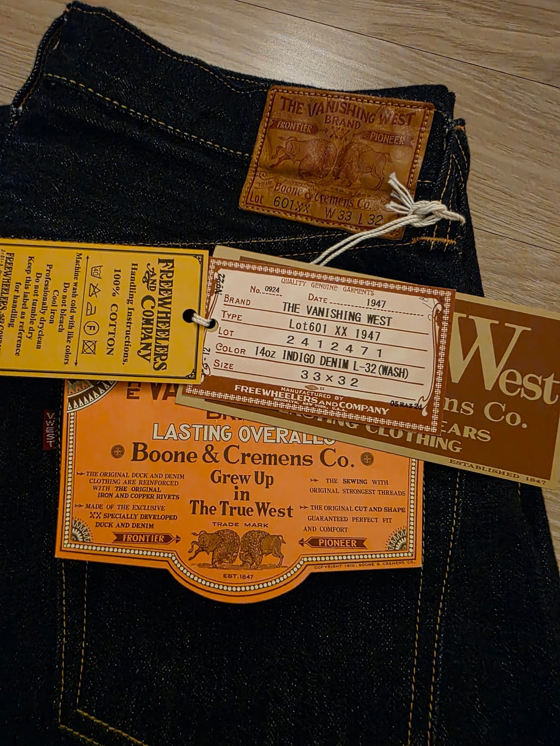 프리휠러스 데님 팬츠 FREEWHEELERS 601XX 1947 상품이미지2