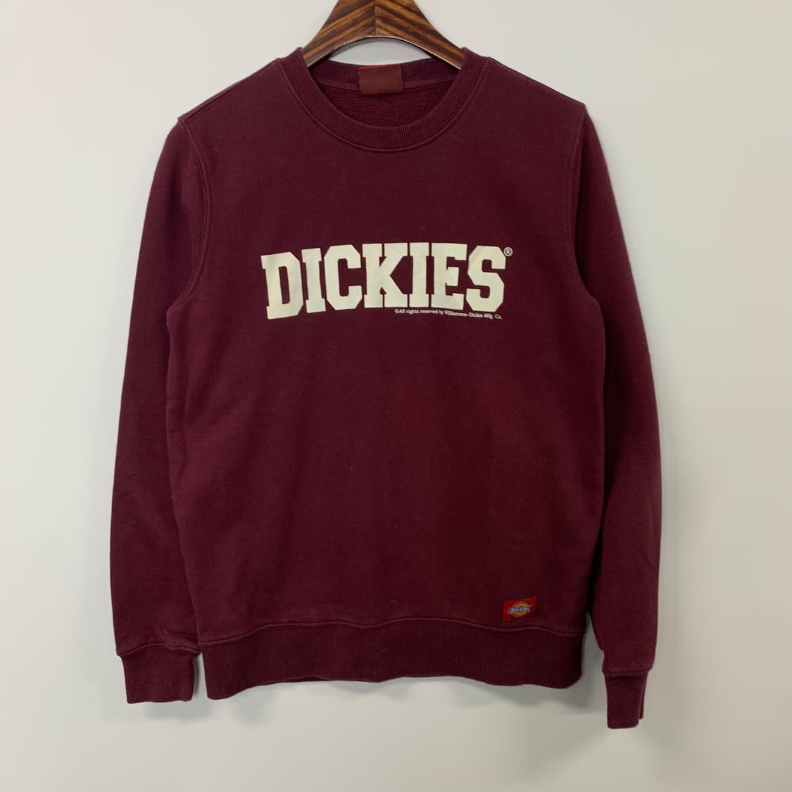 디키즈 y2k 와투케 버건디 맨투맨 상품이미지2