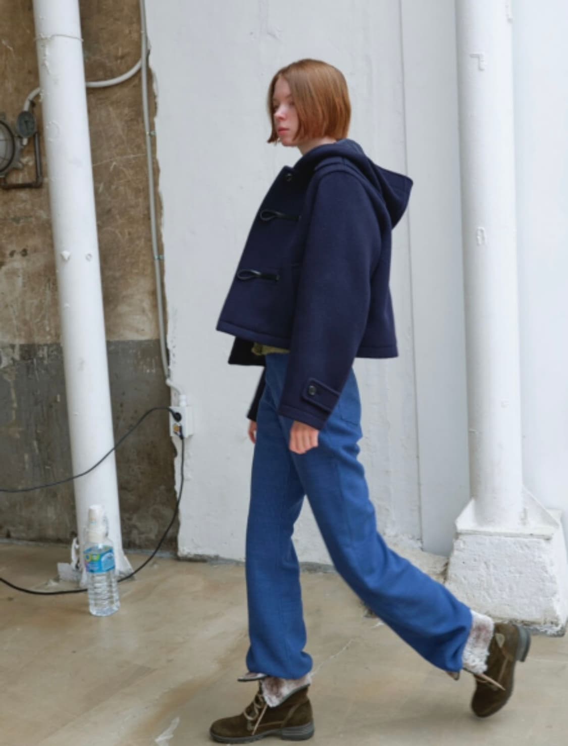 엔조블루스 숏더플 코트 상품이미지5