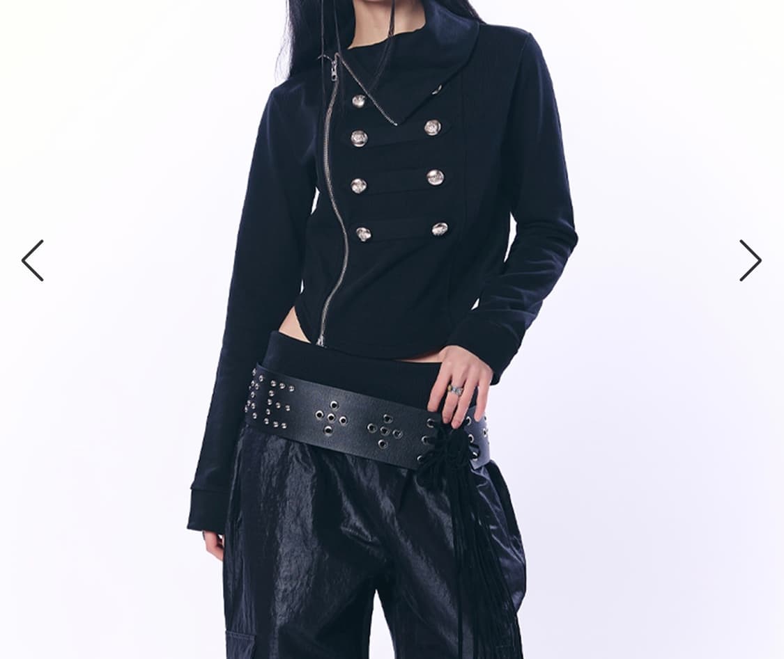 NAPOLEON HIGH-NECK JACKET / BLACK 상품이미지2