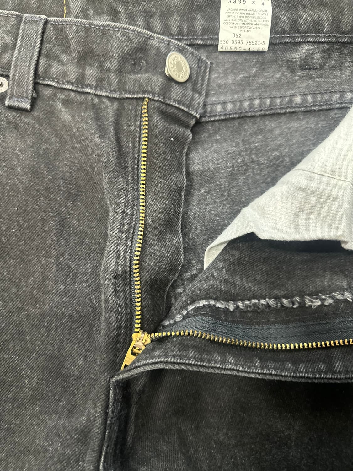 90s usa 리바이스 550. 블랙 오렌지탭 30 상품이미지3