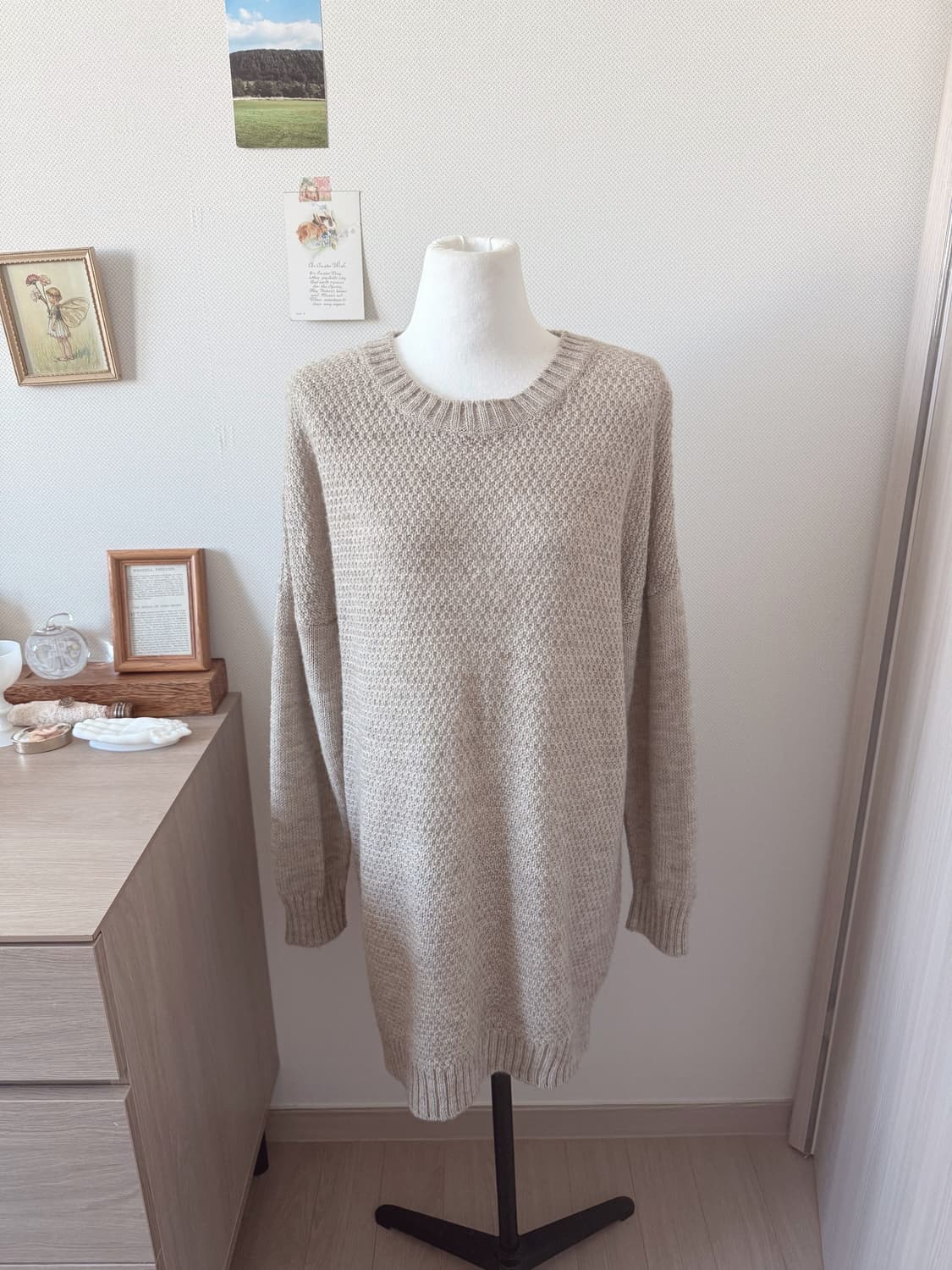 스튜디오클립 브라운 니트원피스 상품이미지1