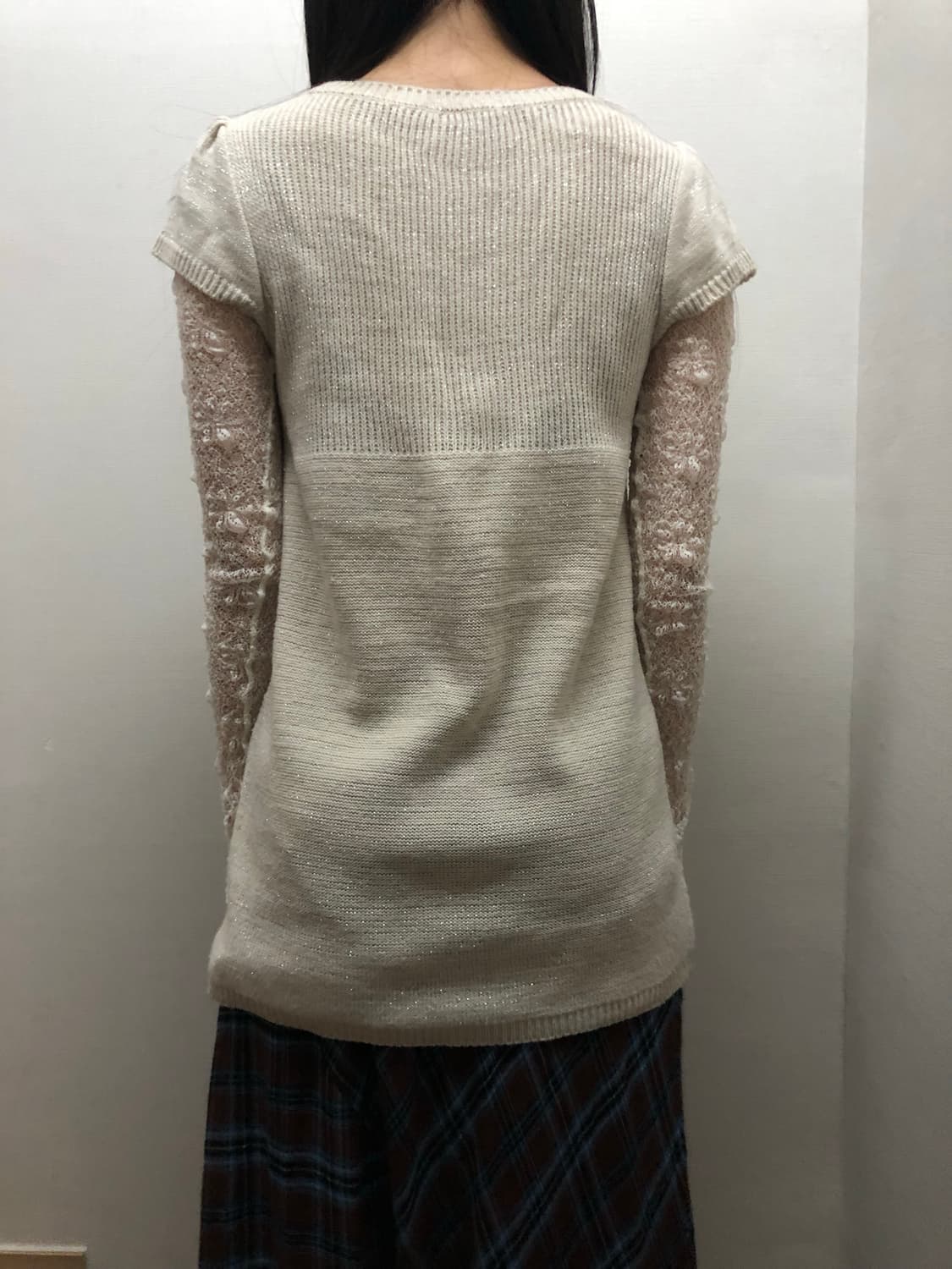 빈티지 아이보리 글리터 니트 상품이미지6