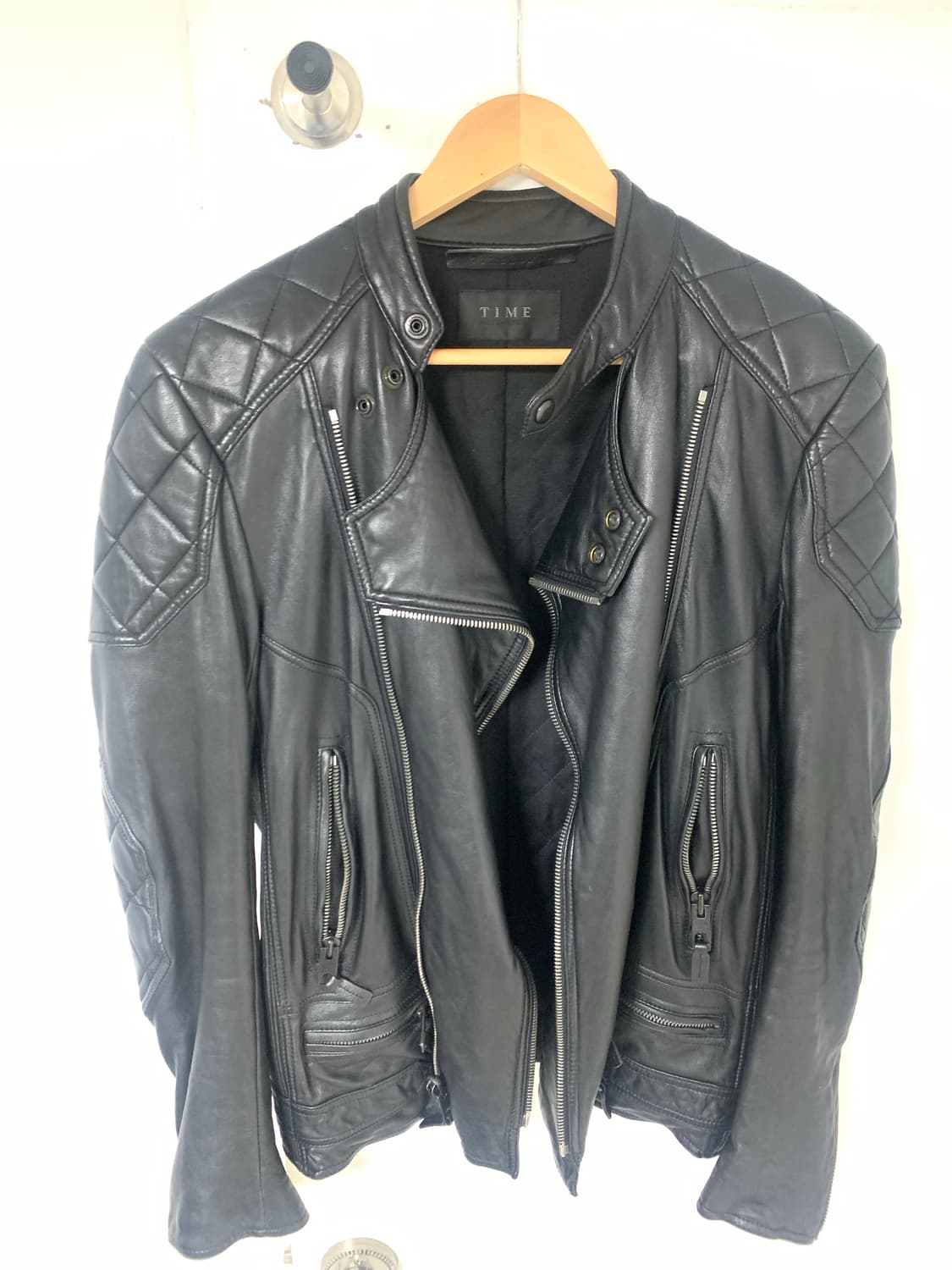 타임옴므 가죽자켓 상품이미지2