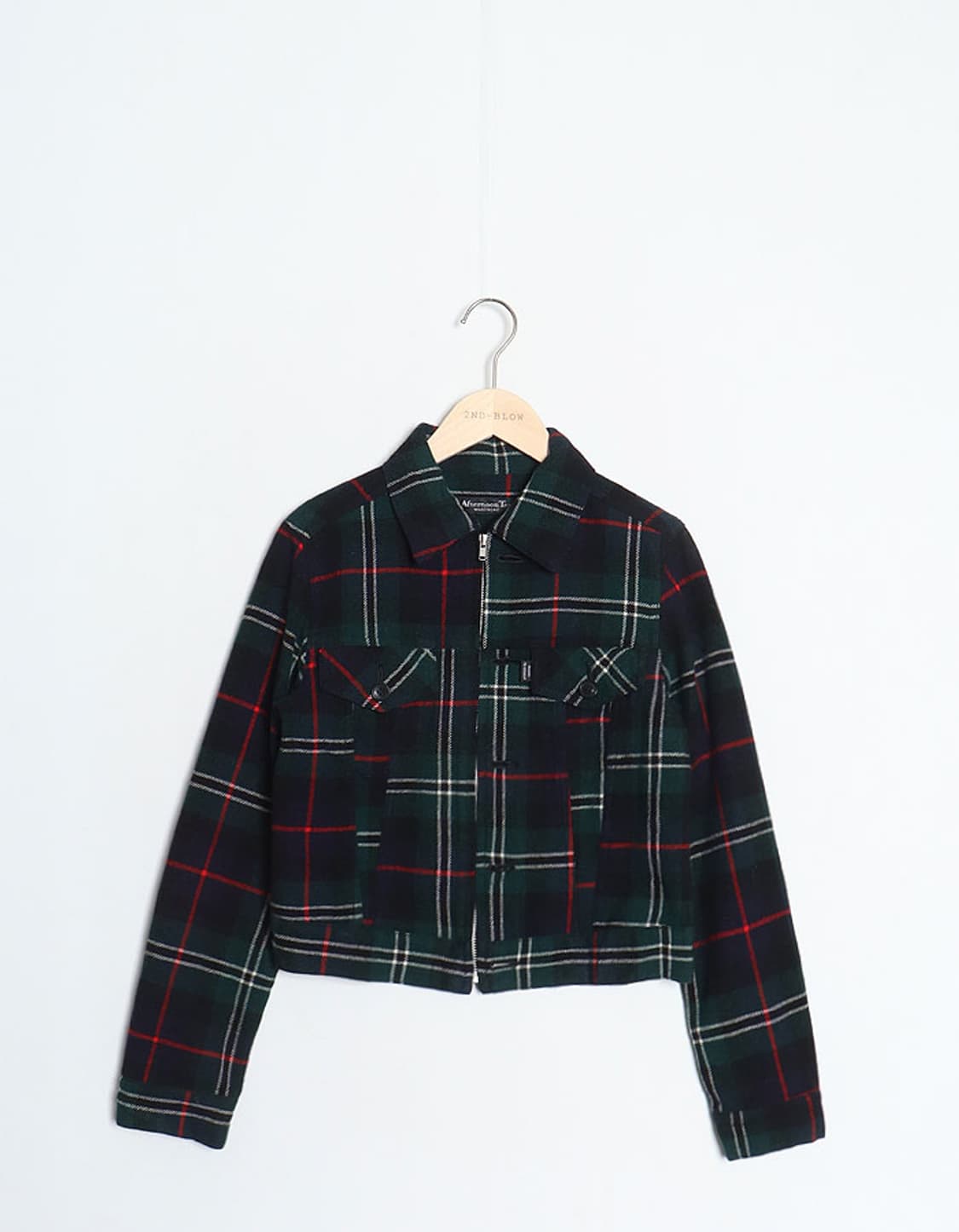 Afternoon Tea Check Wool Jacket 상품이미지1