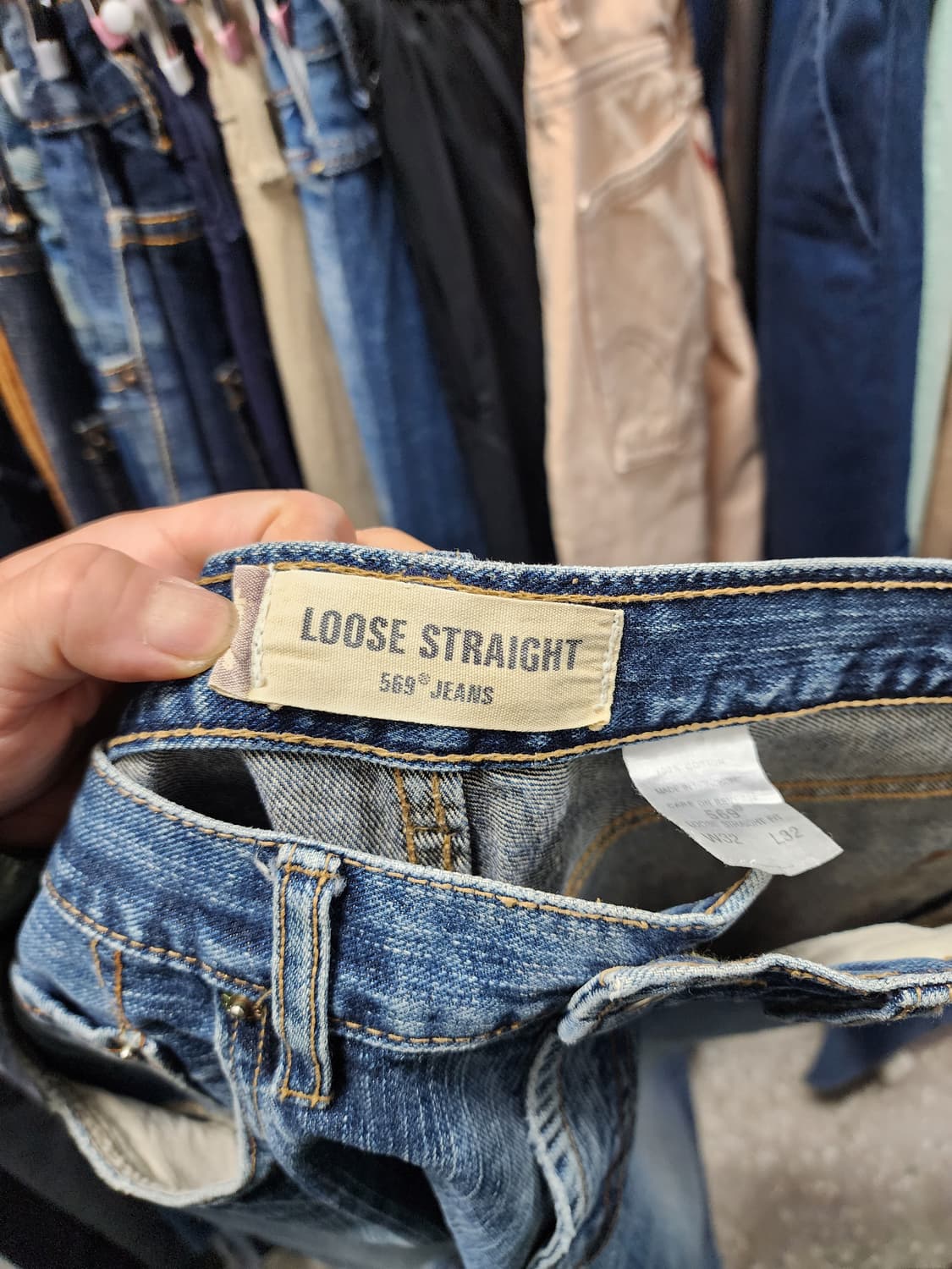 리바이스 00s 569 루즈 스트레이트핏 데님  상품이미지4