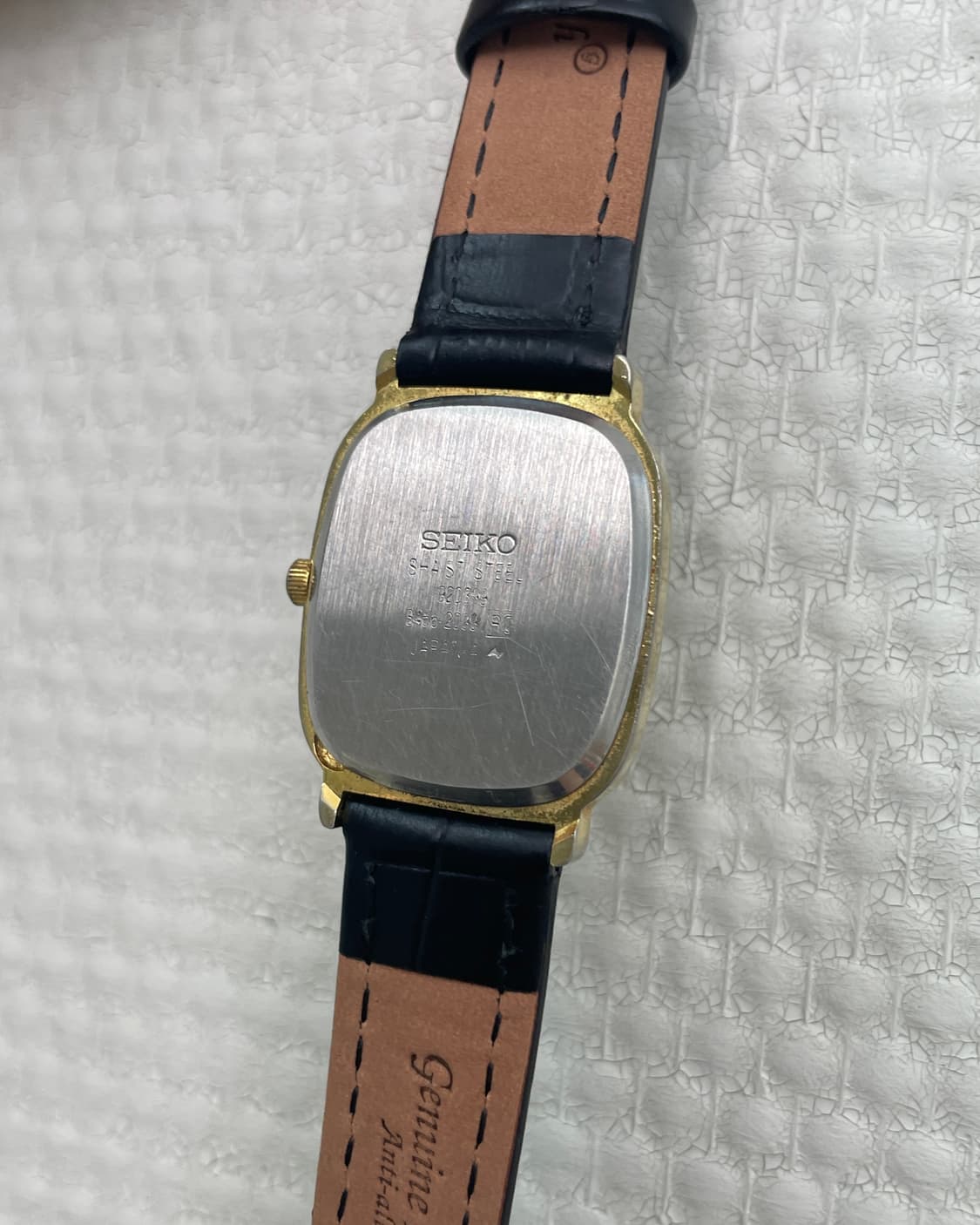 [001] Seiko 5 Quartz 세이코 빈티지 쿼츠 드레스 워치 상품이미지4