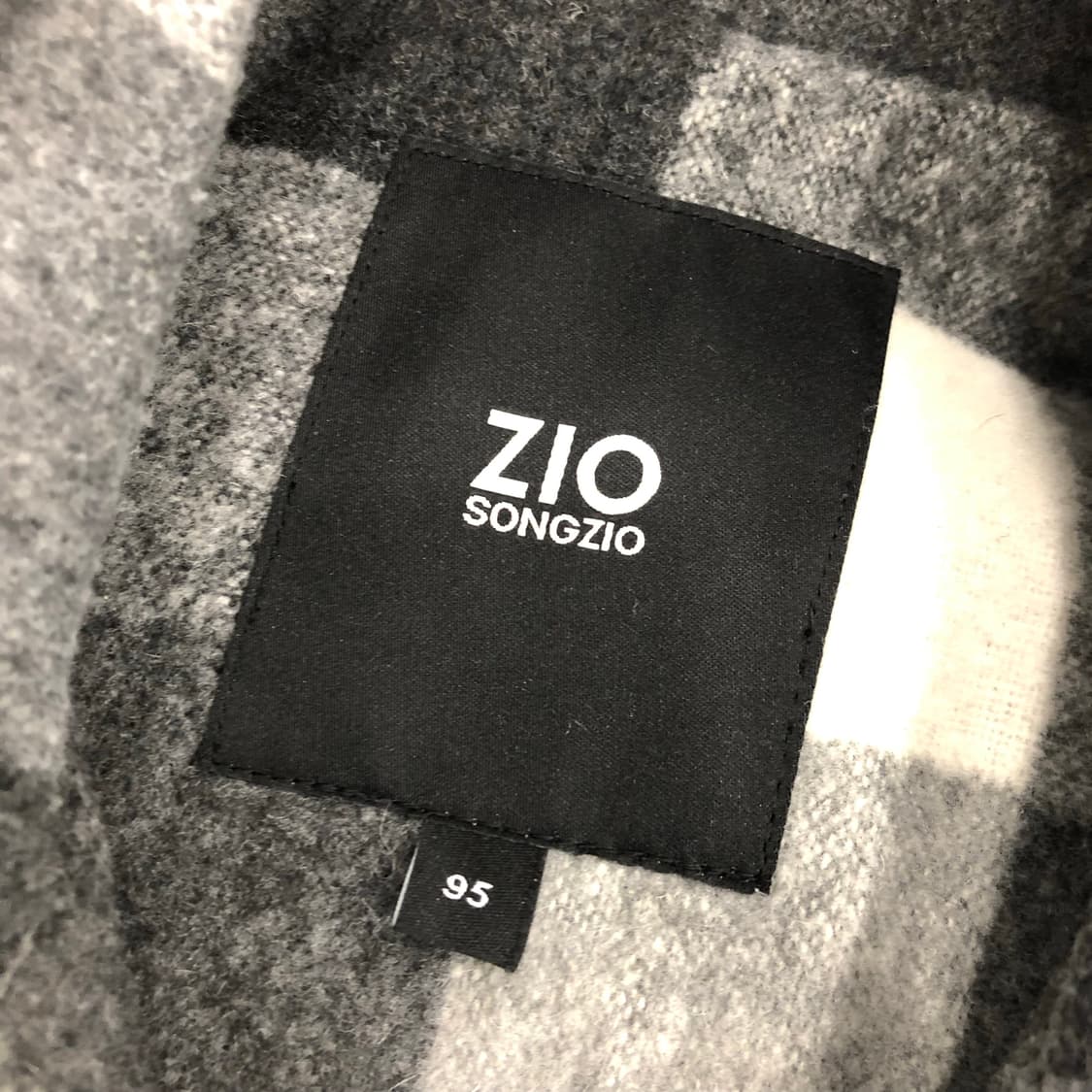 송지오 체크 셔츠 자켓  상품이미지5