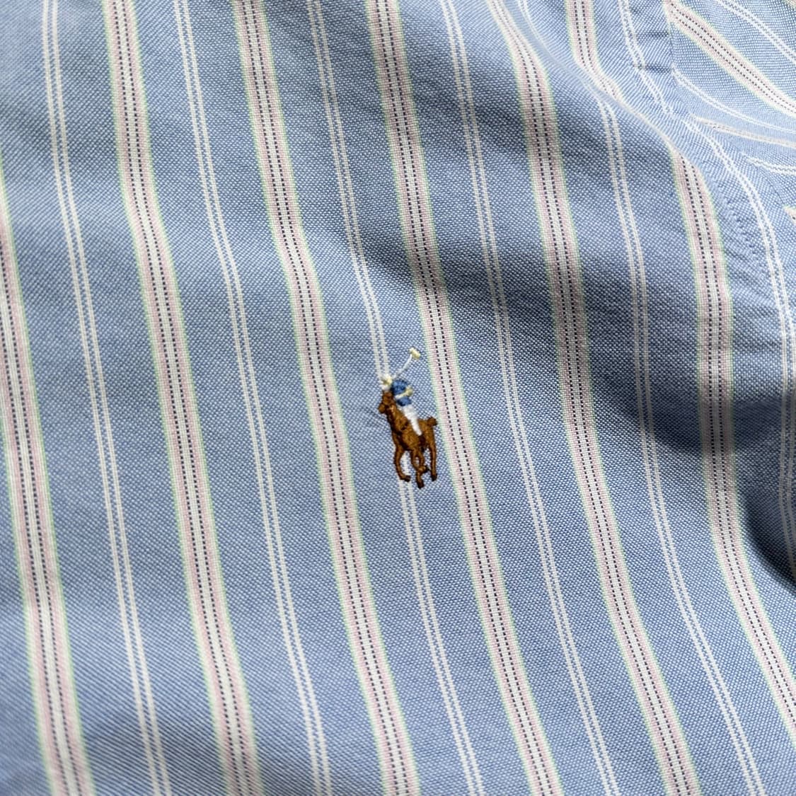 폴로 랄프로렌 포니로고 옥스포드 스트라이프 셔츠  상품이미지3